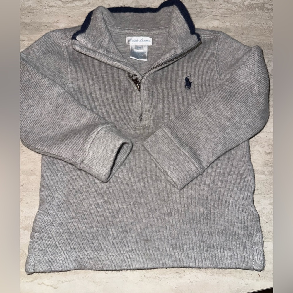 Ralph Lauren Kids Quarter Zip Sweater